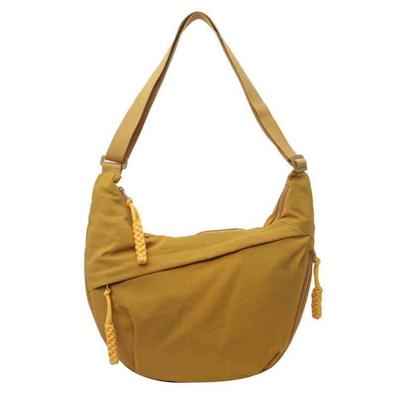 ✨Last Day 49% OFF - Women's Fashion Plain Color Nylon Crossbody Hobo Bag