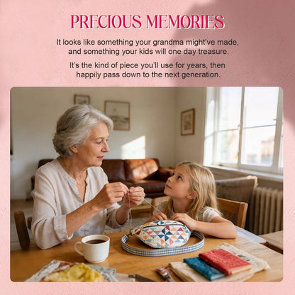 🔥🔥 Vintage-Inspired Patchwork Quilted Sling Bag