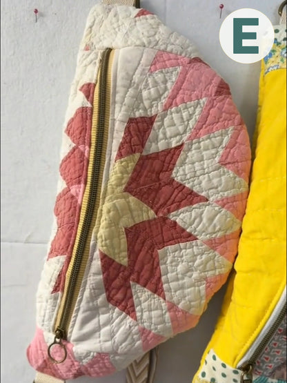 🔥🔥 Vintage-Inspired Patchwork Quilted Sling Bag