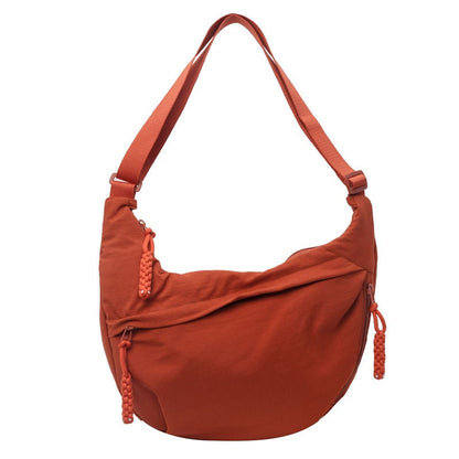 ✨Last Day 49% OFF - Women's Fashion Plain Color Nylon Crossbody Hobo Bag