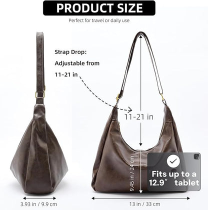✨Last Day 49% OFF - Luxury Leather Hobo Bags for Women