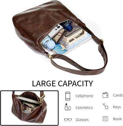 ✨Last Day 49% OFF - Luxury Leather Hobo Bags for Women