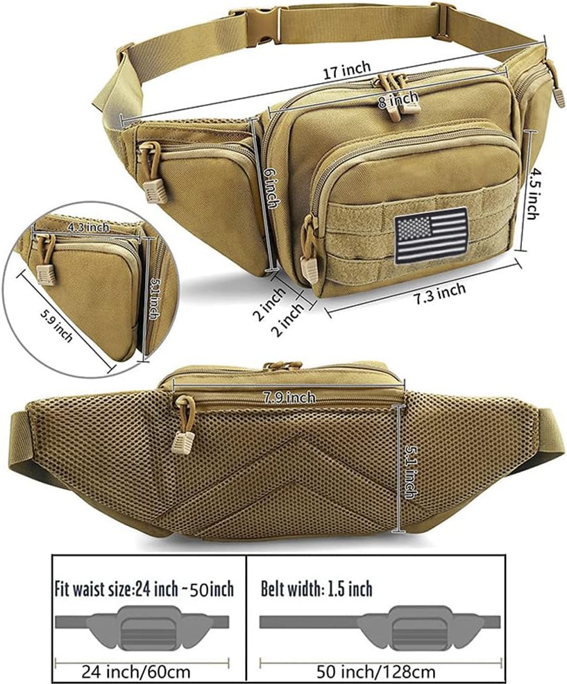 TACTICAL CONCEALED CARRY FANNY BAG