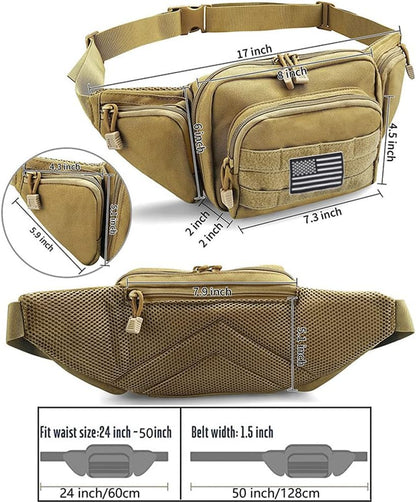 TACTICAL CONCEALED CARRY FANNY BAG
