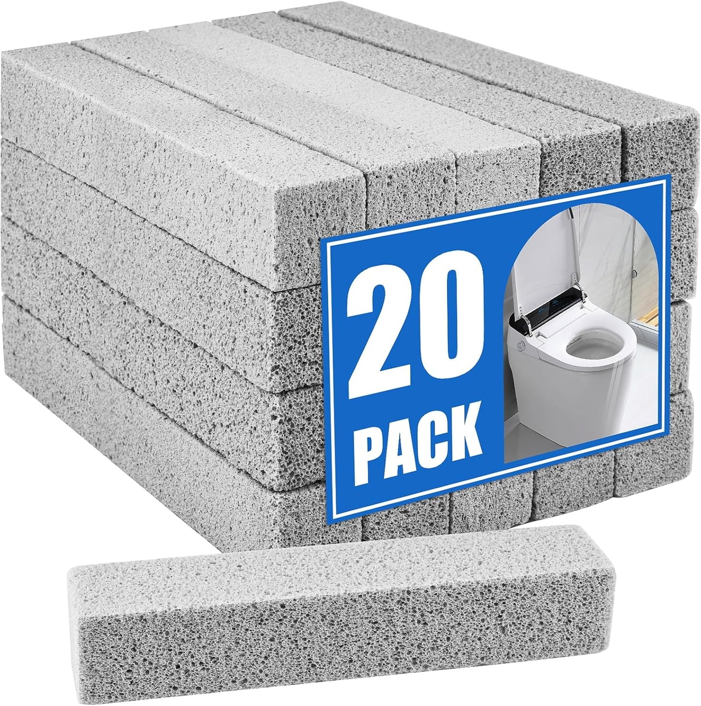 Pumice Stone for Cleaning Toilets, Bathtubs, Grills, Swimming Pools, Sinks