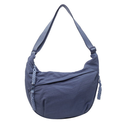 ✨Last Day 49% OFF - Women's Fashion Plain Color Nylon Crossbody Hobo Bag