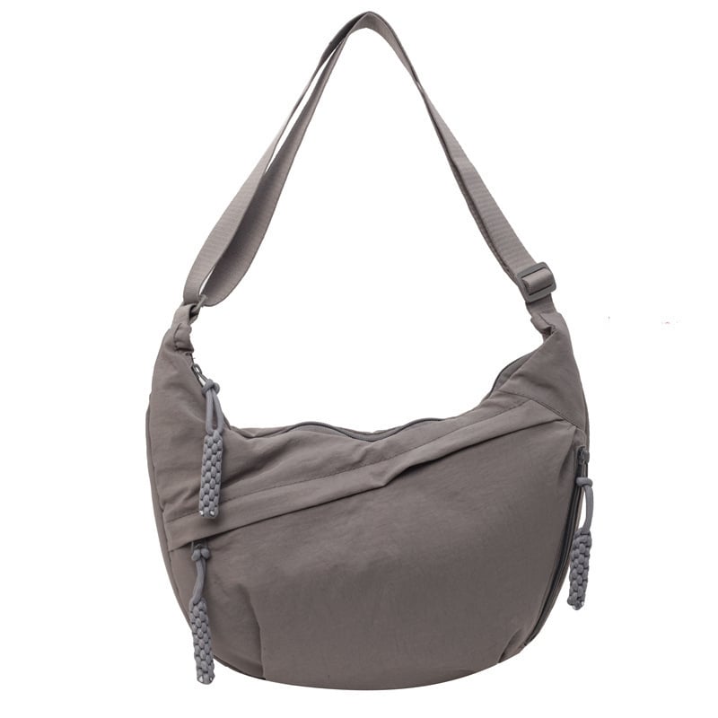 ✨Last Day 49% OFF - Women's Fashion Plain Color Nylon Crossbody Hobo Bag