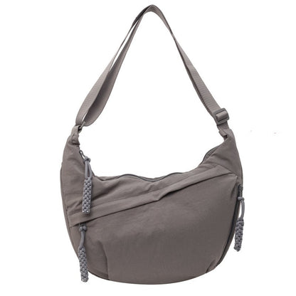 ✨Last Day 49% OFF - Women's Fashion Plain Color Nylon Crossbody Hobo Bag